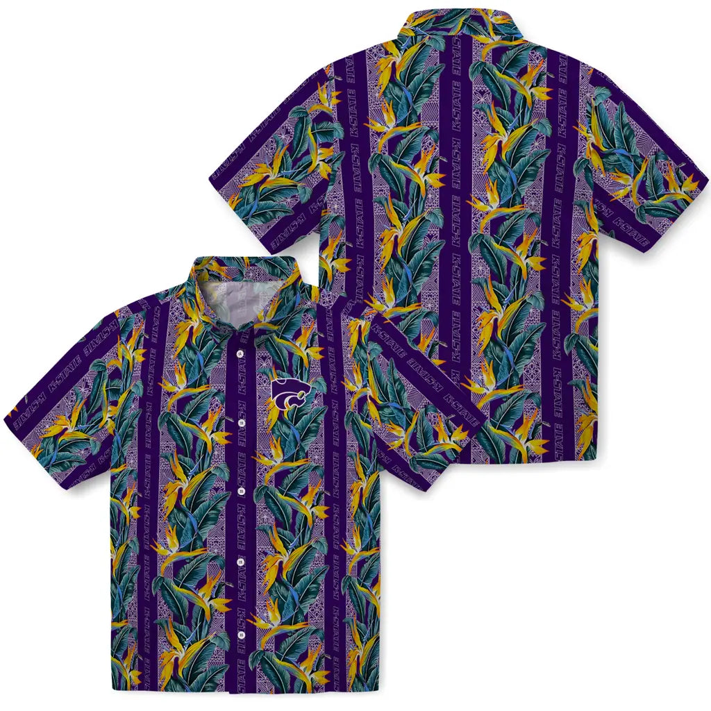 Kansas State Wildcats Hawaiian Shirt - Paradise Vines | Hula Hawaiian Shirts