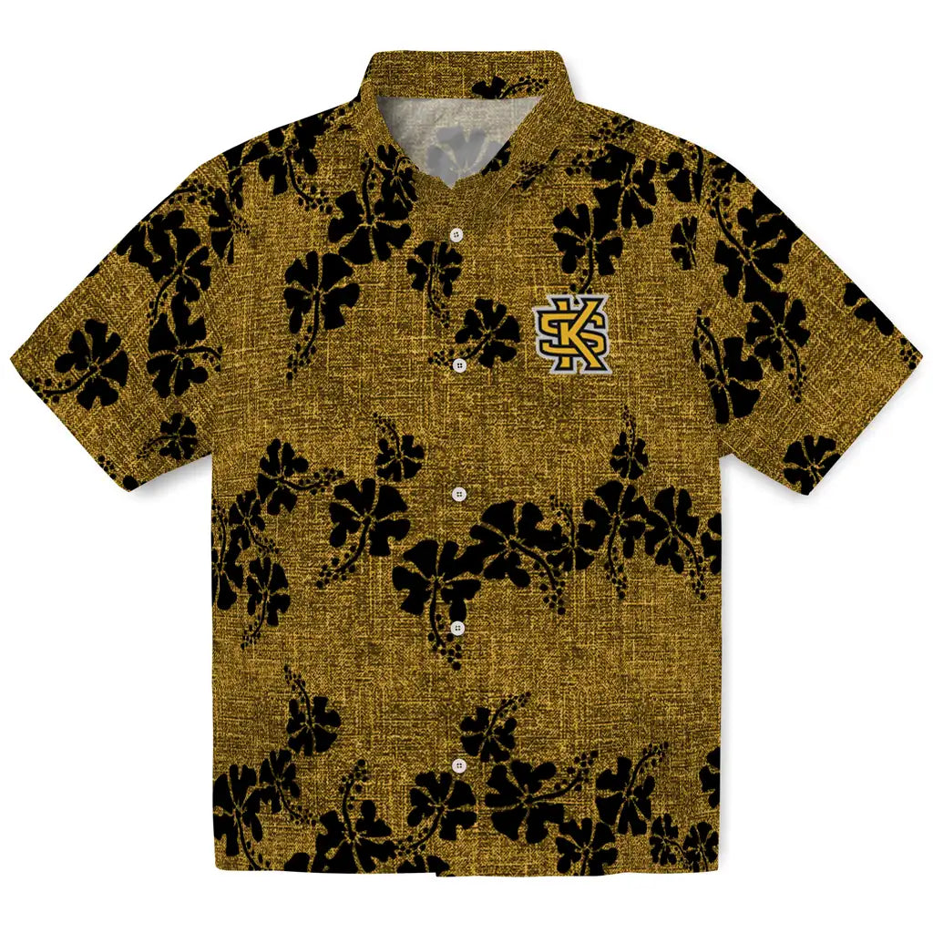 Kennesaw State Owls Hawaiian Shirt - 50th State Flower | Hula Hawaiian Shirts