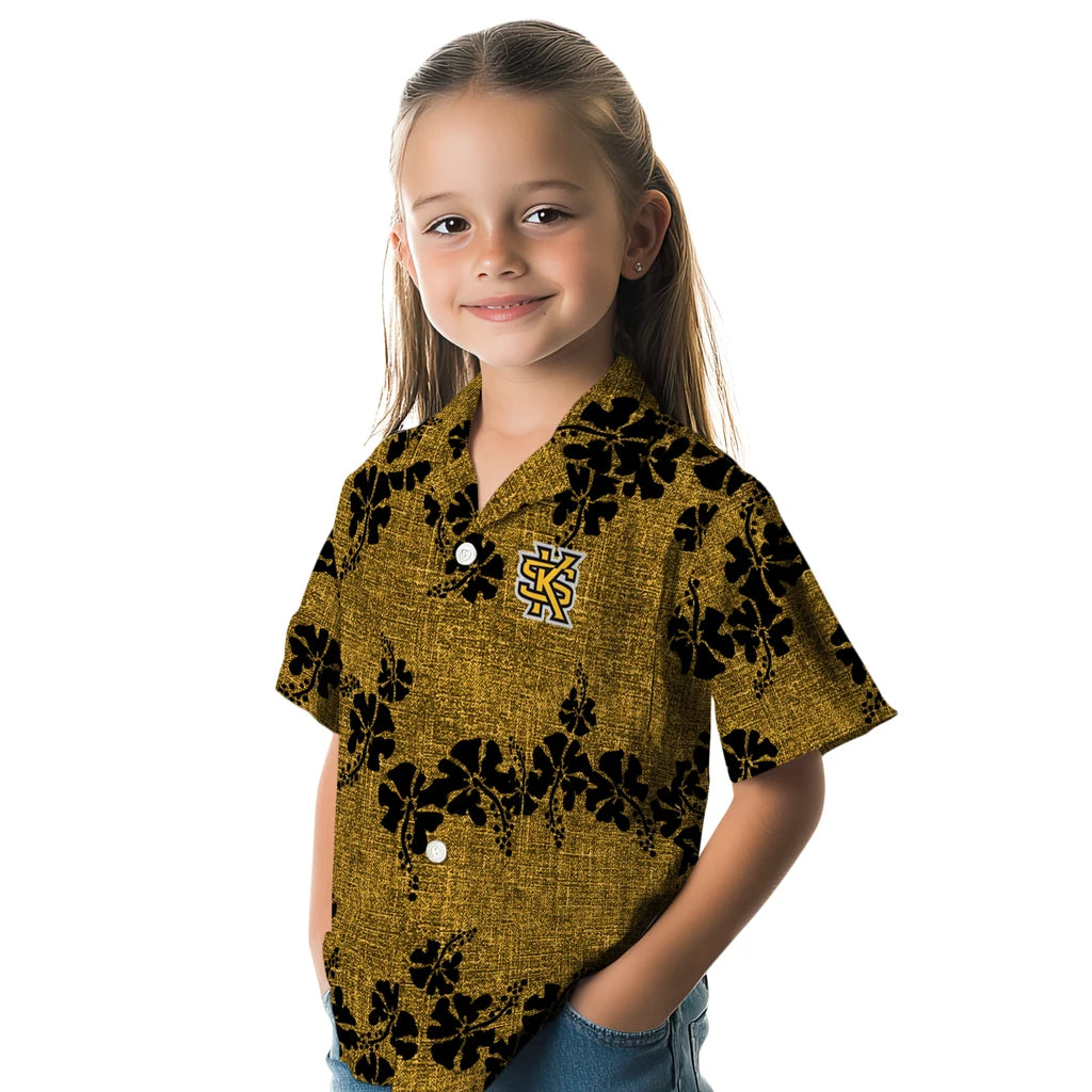 Kennesaw State Owls Hawaiian Shirt - 50th State Flower | Hula Hawaiian Shirts