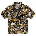 Kennesaw State Owls Hawaiian Shirt - Hibiscus Overlay | Hula Hawaiian Shirts
