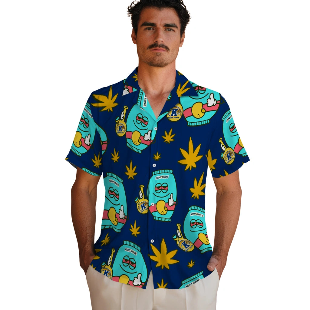 Kent State Golden Flashes Hawaiian Shirt - Chill Vibe | Hula Hawaiian Shirts