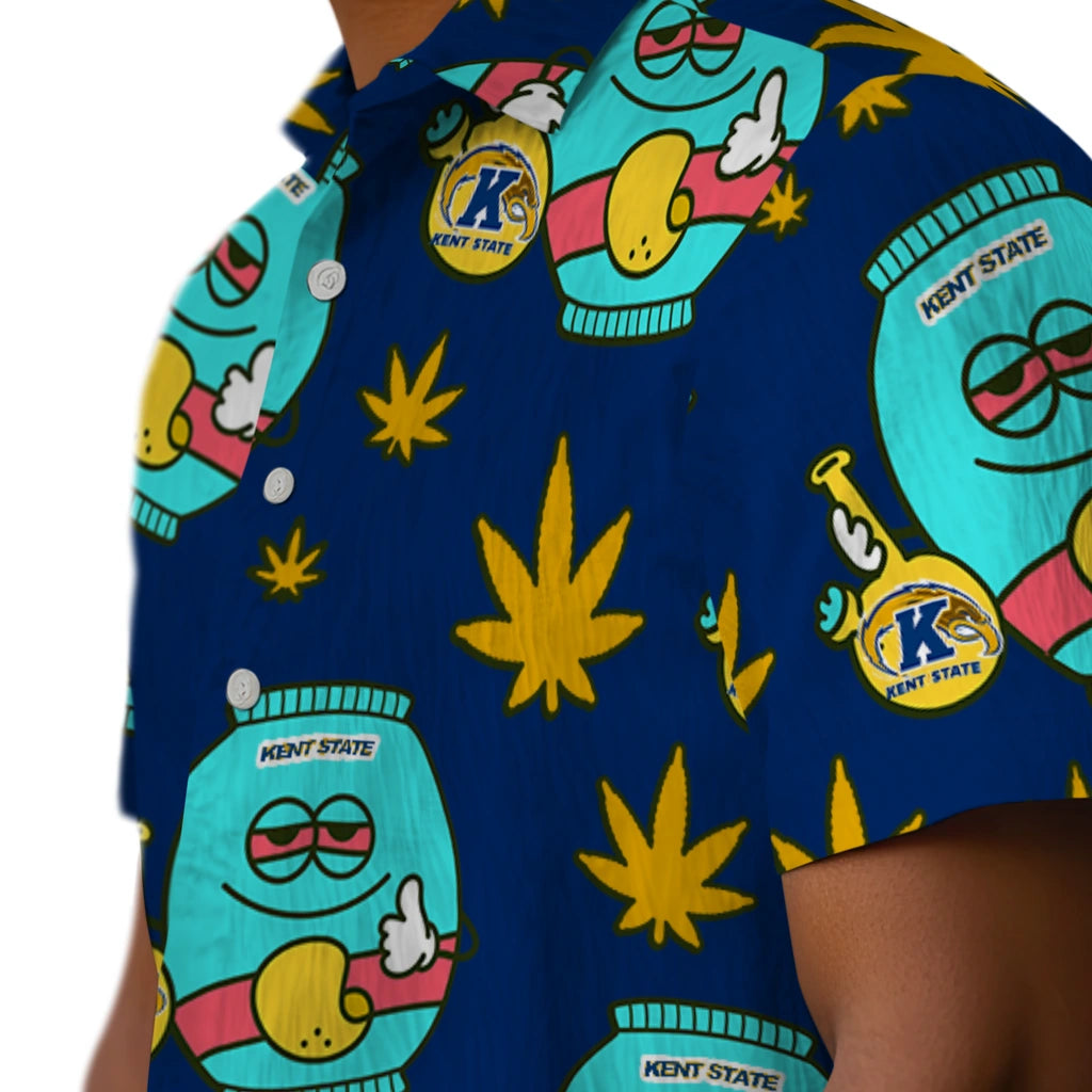 Kent State Golden Flashes Hawaiian Shirt - Chill Vibe | Hula Hawaiian Shirts