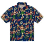 Kent State Golden Flashes Hawaiian Shirt - Hawaiian Girls Design | Hula Hawaiian Shirts