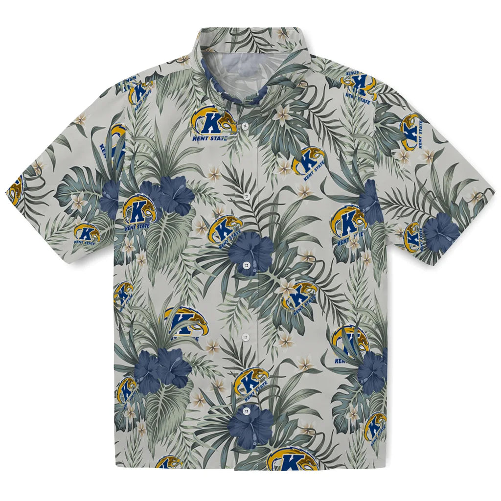 Kent State Golden Flashes Hawaiian Shirt - Hibiscus Designs | Hula Hawaiian Shirts
