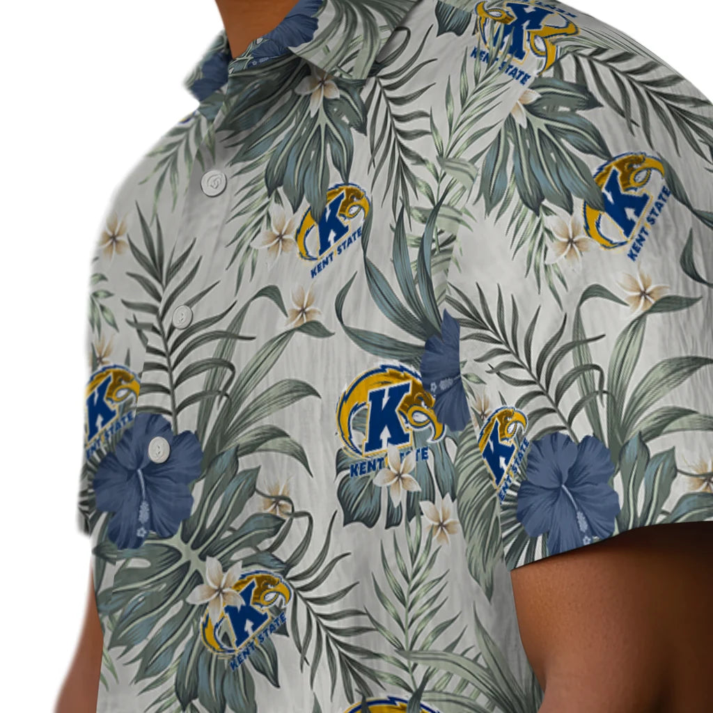Kent State Golden Flashes Hawaiian Shirt - Hibiscus Designs | Hula Hawaiian Shirts