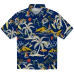Kent State Golden Flashes Hawaiian Shirt - Palm Tree Island | Hula Hawaiian Shirts