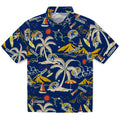 Kent State Golden Flashes Hawaiian Shirt - Palm Tree Island | Hula Hawaiian Shirts