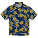 Kent State Golden Flashes Hawaiian Shirt - Palm Tree Motif | Hula Hawaiian Shirts