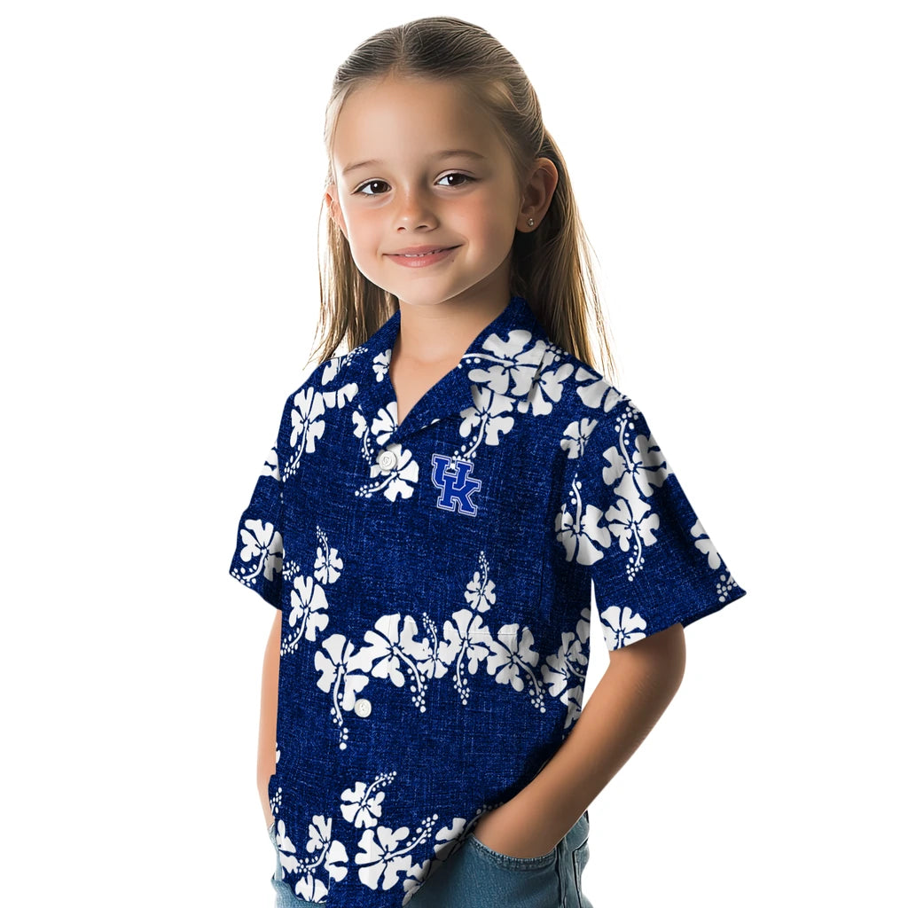 Kentucky Wildcats Hawaiian Shirt - 50th State Flower | Hula Hawaiian Shirts