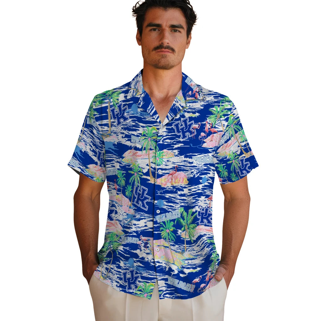 Kentucky Wildcats Hawaiian Shirt - Hawaii Island | Hula Hawaiian Shirts
