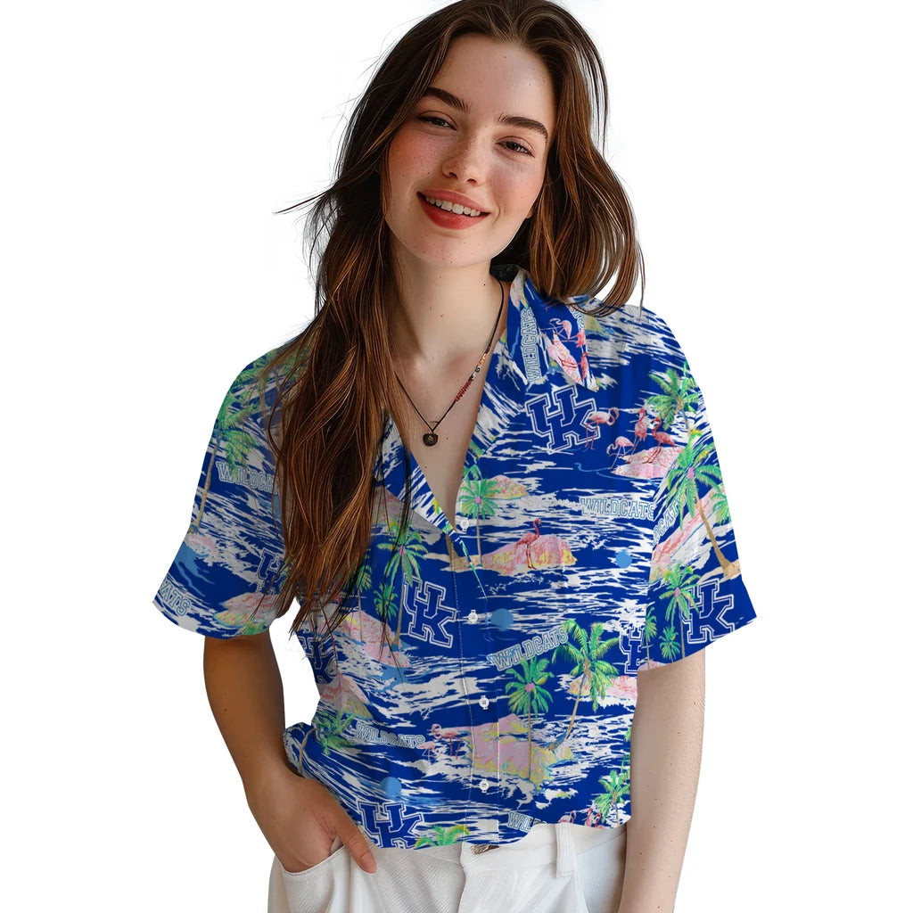 Kentucky Wildcats Hawaiian Shirt - Hawaii Island | Hula Hawaiian Shirts