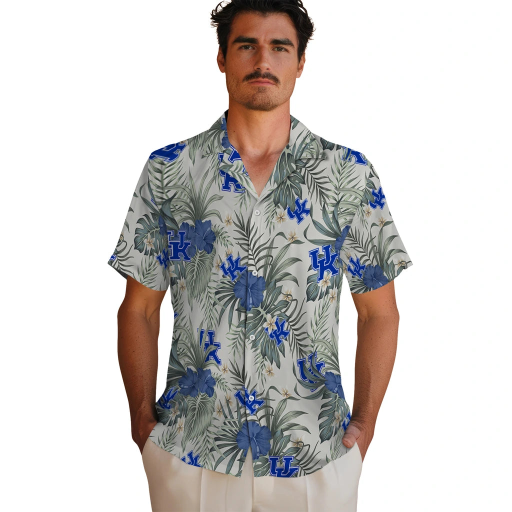 Kentucky Wildcats Hawaiian Shirt - Hibiscus Designs | Hula Hawaiian Shirts