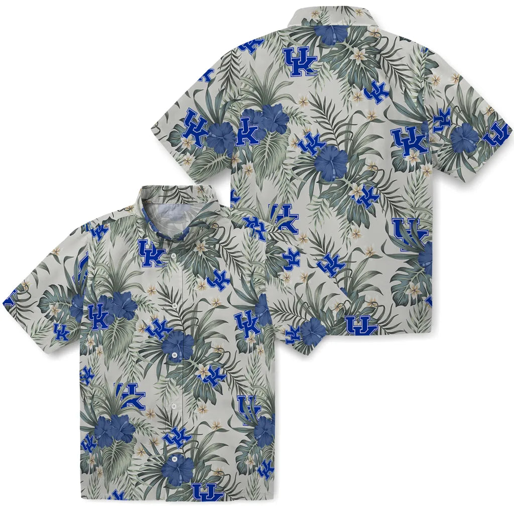 Kentucky Wildcats Hawaiian Shirt - Hibiscus Designs | Hula Hawaiian Shirts
