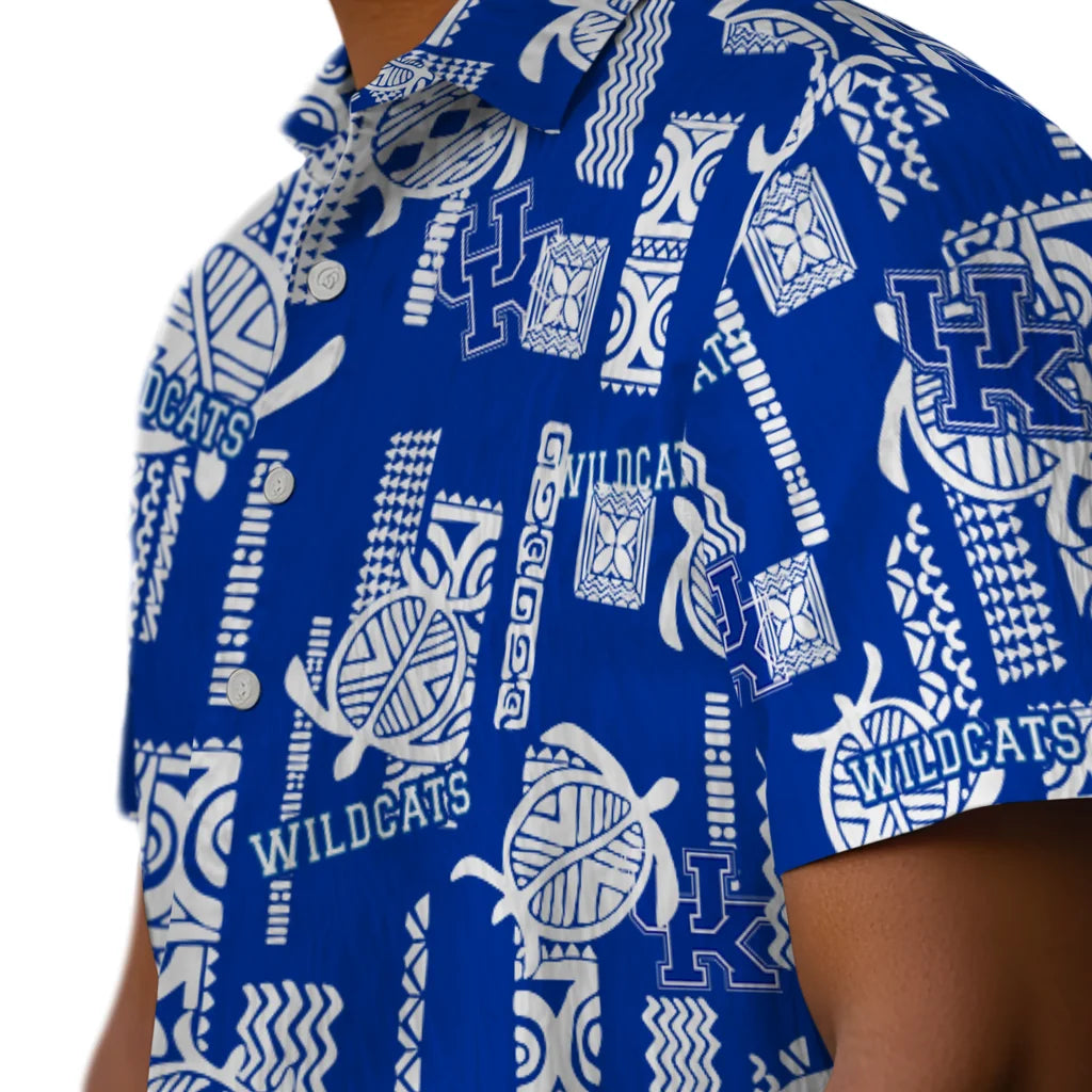 Kentucky Wildcats Hawaiian Shirt - Turtle Lines | Hula Hawaiian Shirts