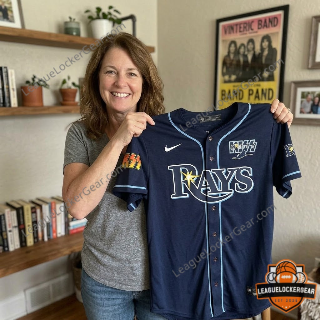 KISS Tampa Bay Rays Forever Band Tour 2026 Baseball Jersey - LeagueLockerGear