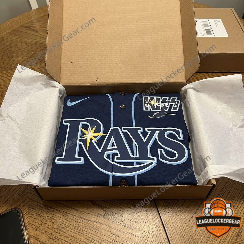KISS Tampa Bay Rays Forever Band Tour 2026 Baseball Jersey - LeagueLockerGear
