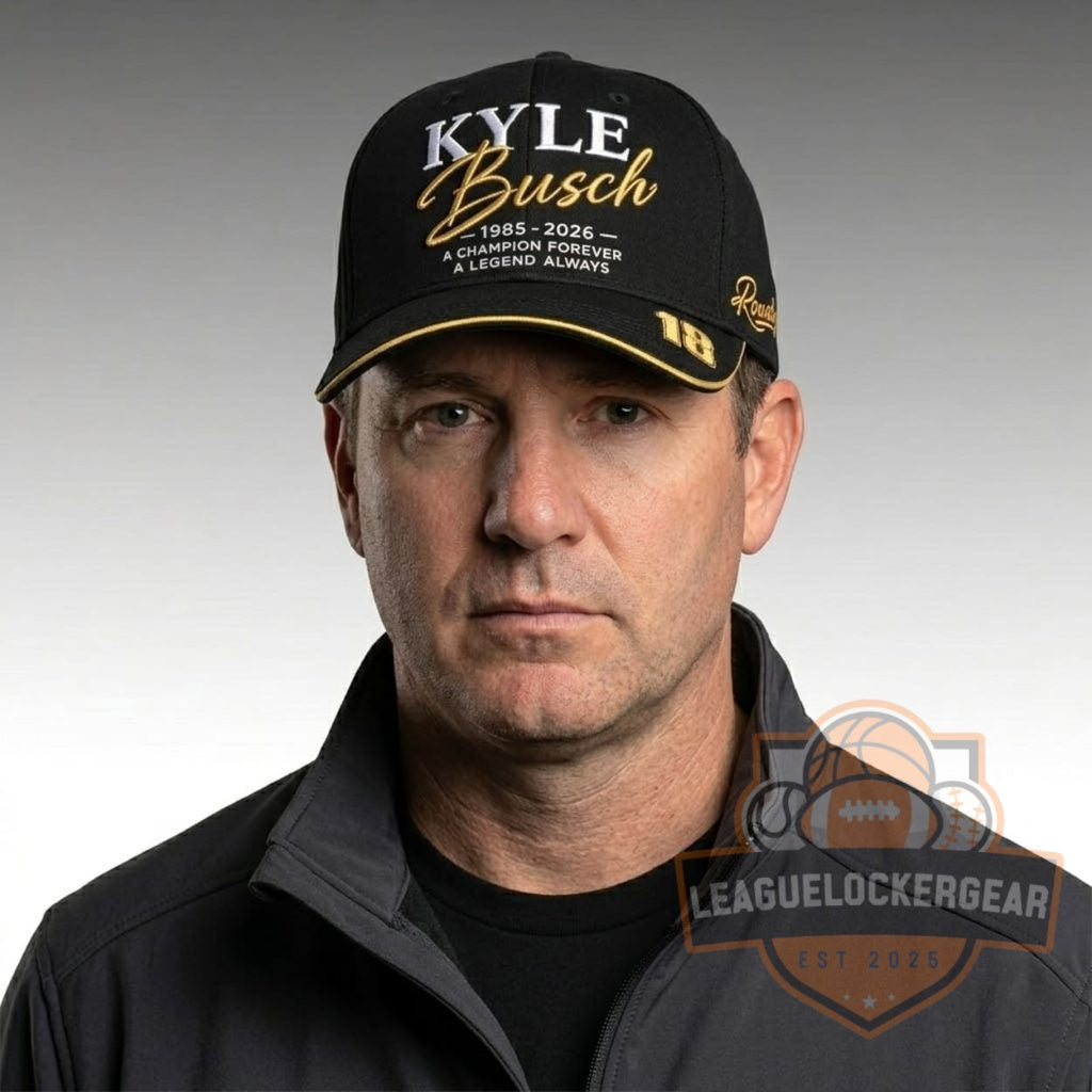 Kyle Busch Racing Legend Tribute Baseball Cap - LeagueLockerGear