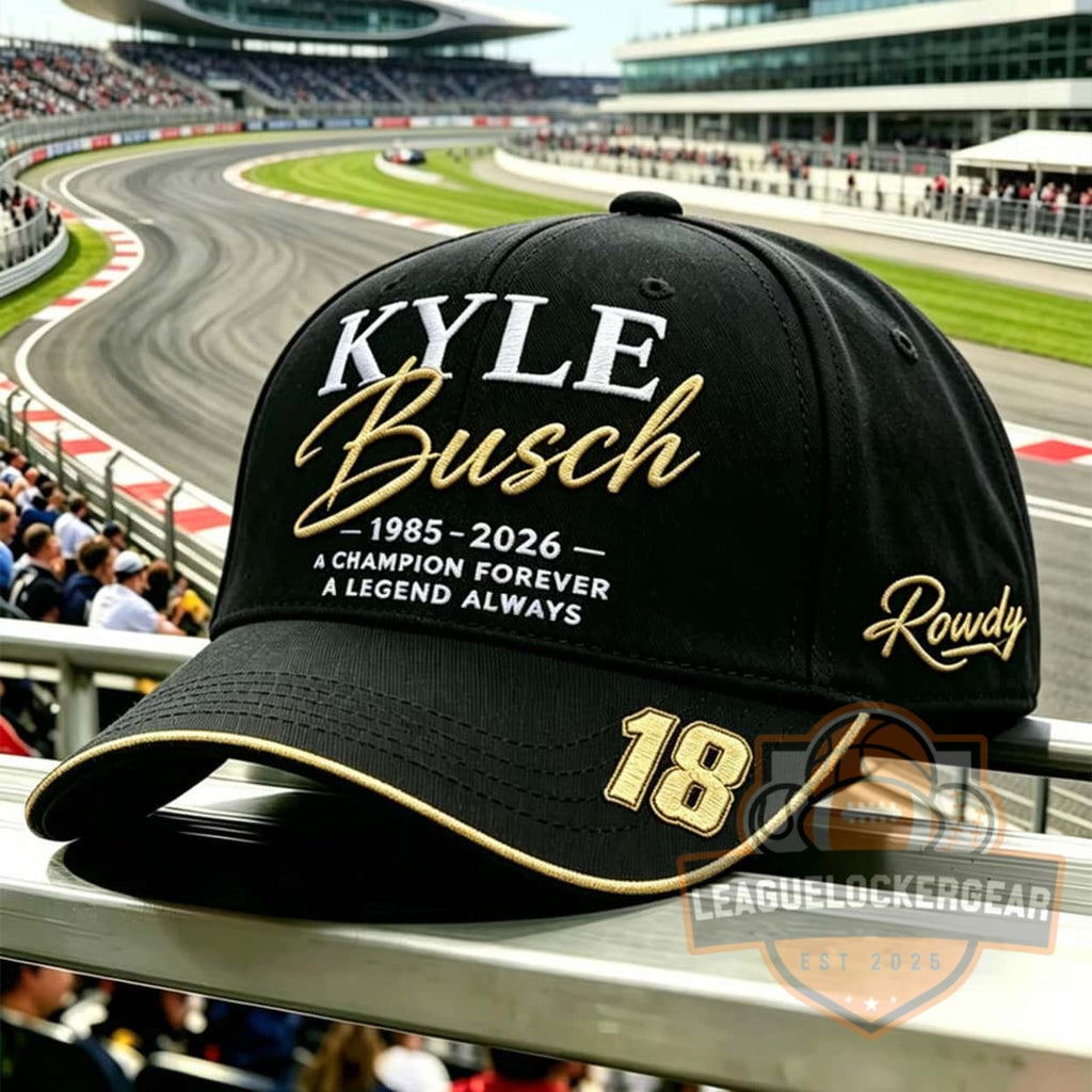 Kyle Busch Racing Legend Tribute Baseball Cap - LeagueLockerGear