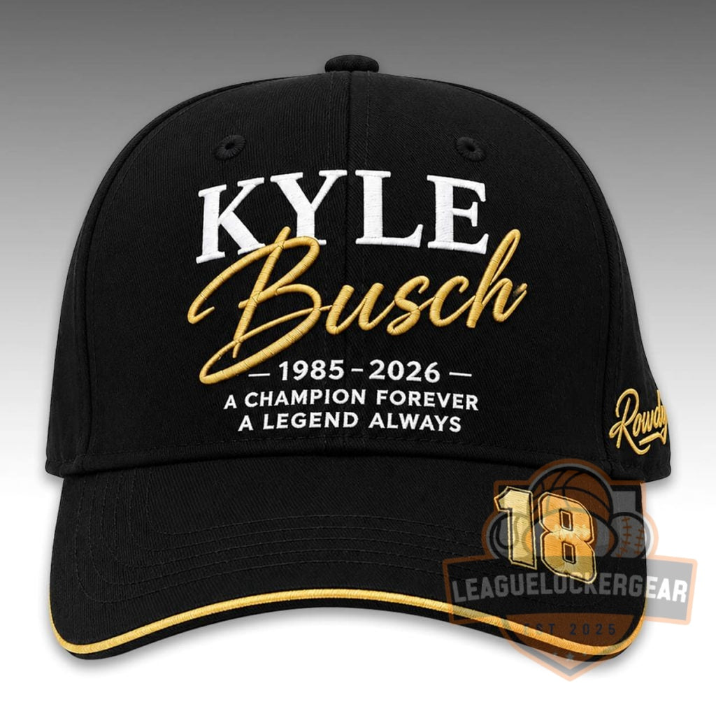 Kyle Busch Racing Legend Tribute Baseball Cap - LeagueLockerGear