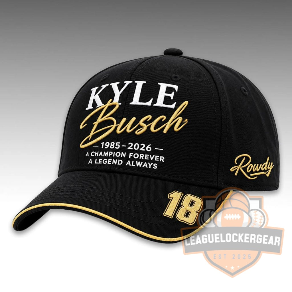 Kyle Busch Racing Legend Tribute Baseball Cap - LeagueLockerGear