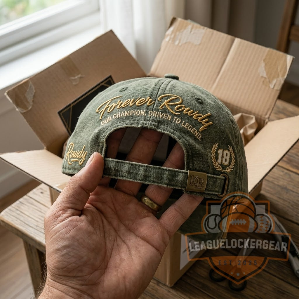 Kyle Busch 1985-2026 A Champion Forever Distressed Cap - LeagueLockerGear