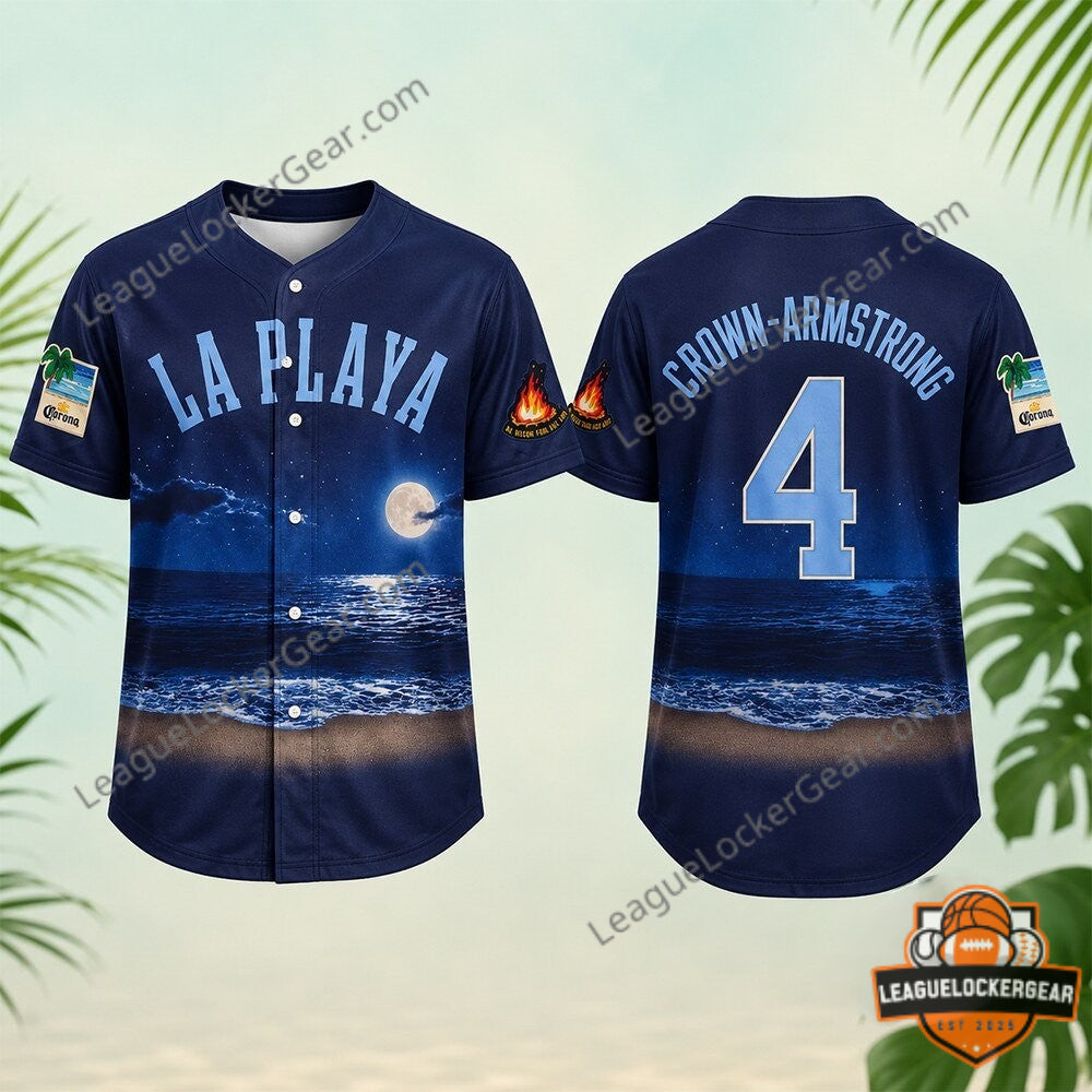 MLB Beach Connect Series Crow-Armstrong La Playa Baseball Jersey - LeagueLockerGear