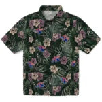 LA Tech Hawaiian Shirt - Hibiscus Leaves Pattern | Hula Hawaiian Shirts