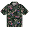 LA Tech Hawaiian Shirt - Hibiscus Leaves Pattern | Hula Hawaiian Shirts