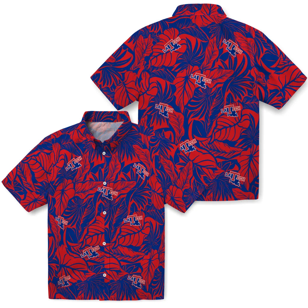 LA Tech Hawaiian Shirt - Monstera Layer | Hula Hawaiian Shirts