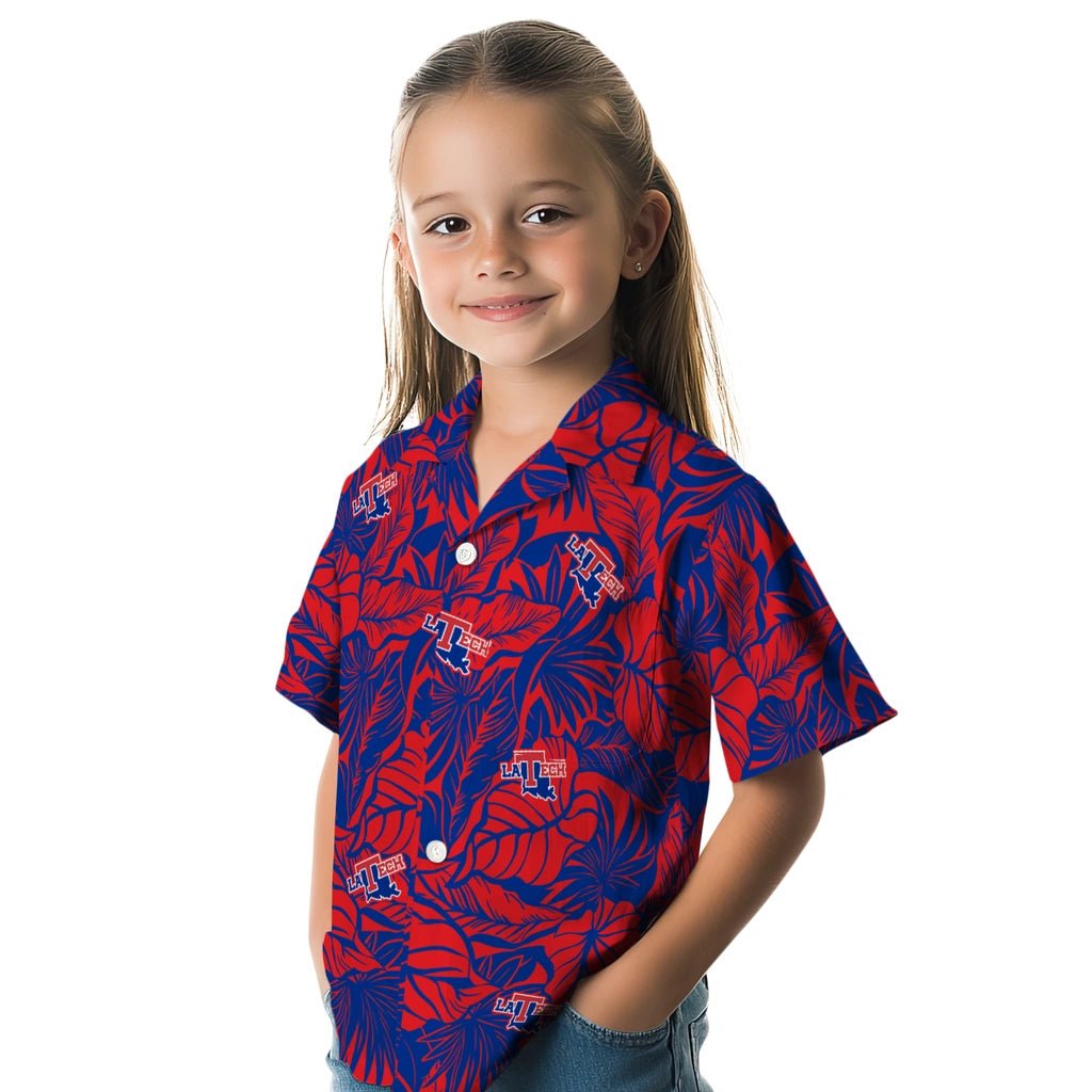 LA Tech Hawaiian Shirt - Monstera Layer | Hula Hawaiian Shirts