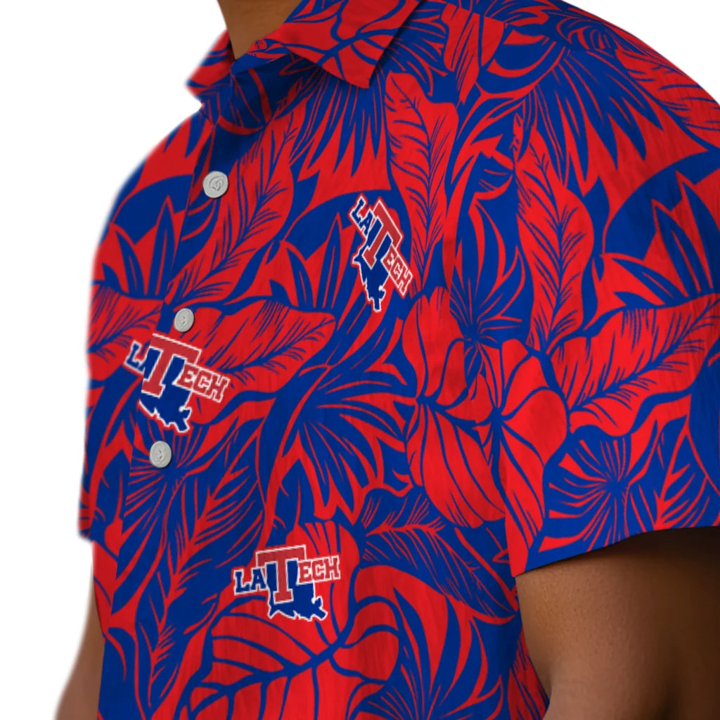 LA Tech Hawaiian Shirt - Monstera Layer | Hula Hawaiian Shirts