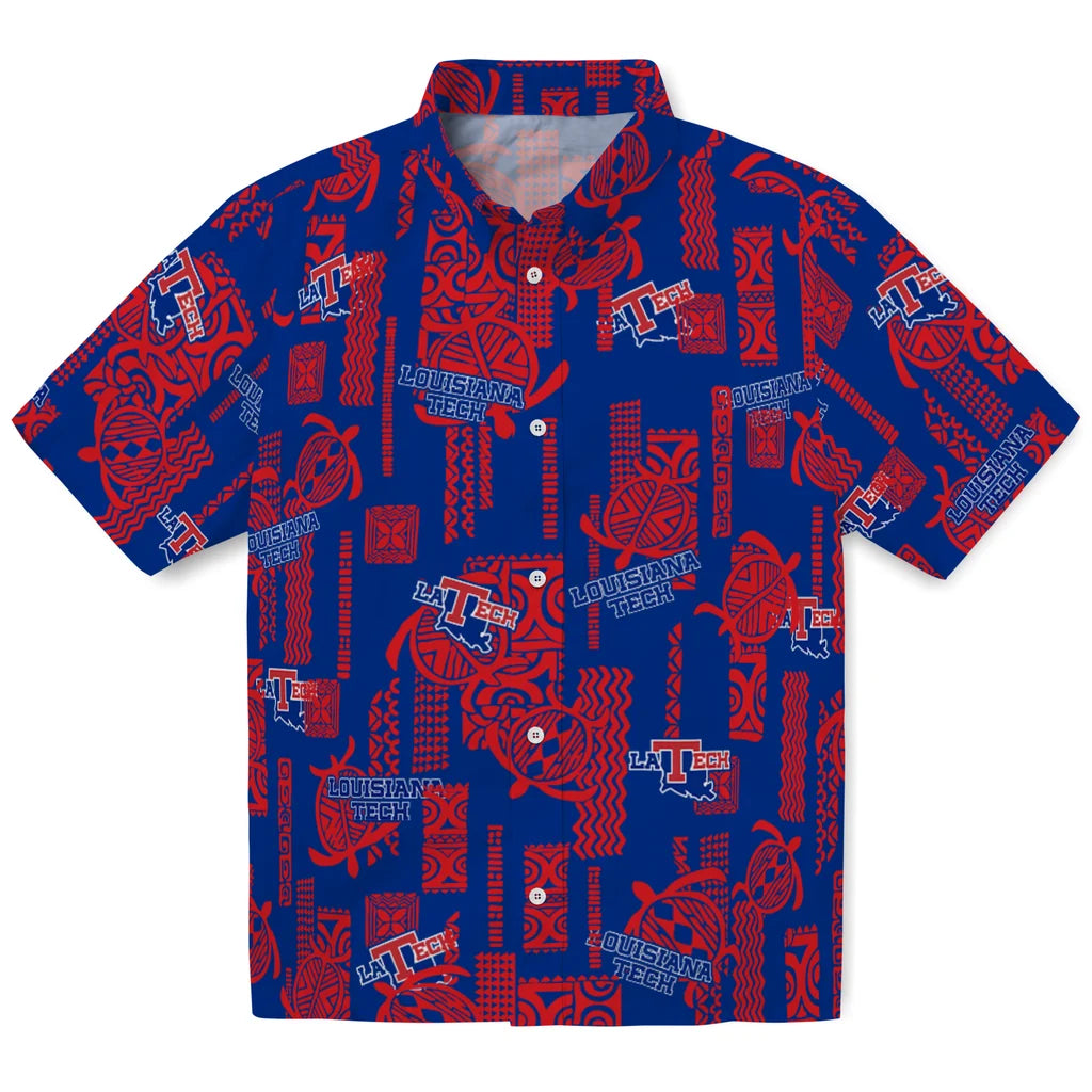 LA Tech Hawaiian Shirt - Turtle Lines | Hula Hawaiian Shirts