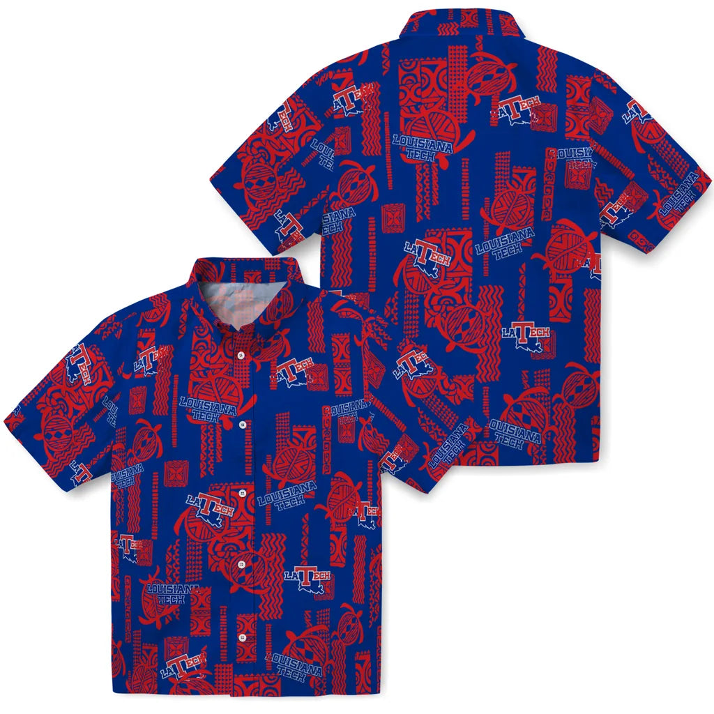 LA Tech Hawaiian Shirt - Turtle Lines | Hula Hawaiian Shirts