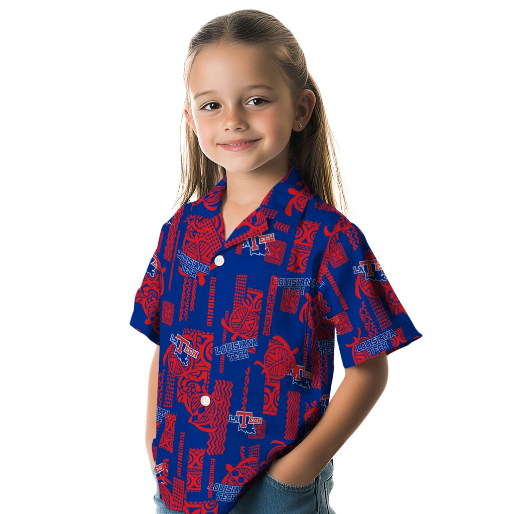 LA Tech Hawaiian Shirt - Turtle Lines | Hula Hawaiian Shirts
