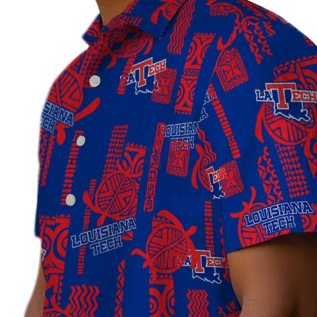 LA Tech Hawaiian Shirt - Turtle Lines | Hula Hawaiian Shirts