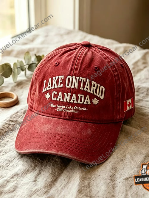Lake Ontario We Hate Him Too Print Baseball Cap | League