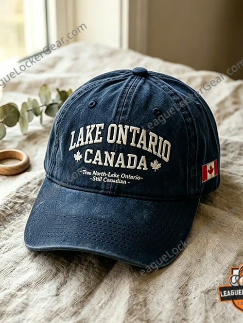 Lake Ontario We Hate Him Too Print Baseball Cap | League