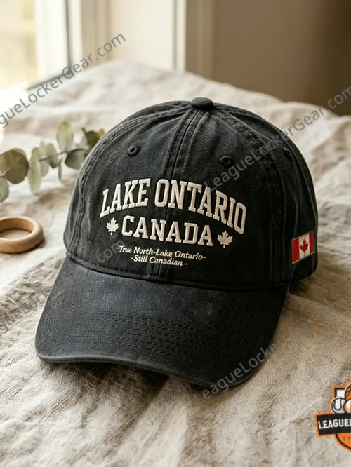 Lake Ontario We Hate Him Too Print Baseball Cap | League