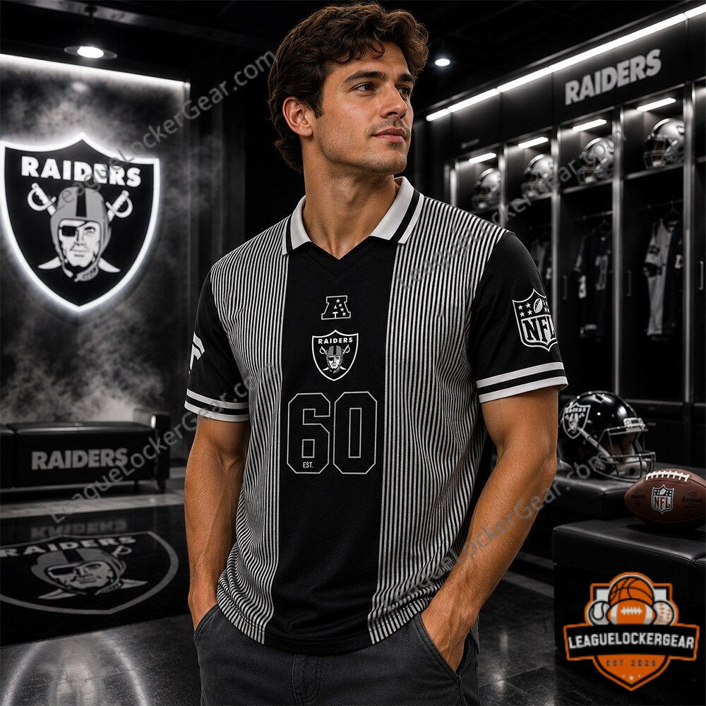 NFL Las Vegas Raiders 60th Anniversary New Football Jersey Shirt - LeagueLockerGear