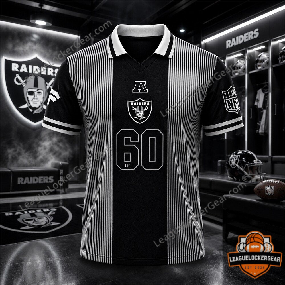 NFL Las Vegas Raiders 60th Anniversary New Football Jersey Shirt - LeagueLockerGear