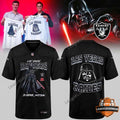 Las Vegas Raiders Darth Vader Star Wars Crossover Football Jersey - LeagueLockerGear