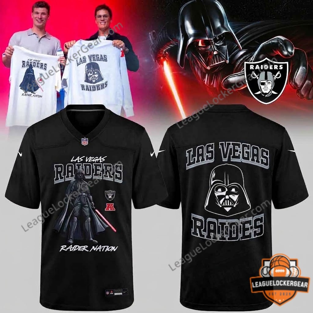 Las Vegas Raiders Darth Vader Star Wars Crossover Football Jersey - LeagueLockerGear
