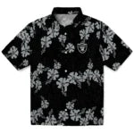 Las Vegas Raiders Hawaiian Shirt - 50th State Flower | Hula Hawaiian Shirts