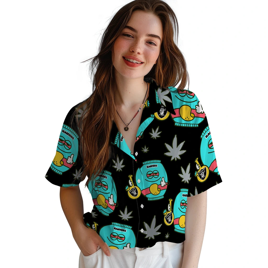 Las Vegas Raiders Hawaiian Shirt - Chill Vibe | Hula Hawaiian Shirts