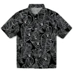 Las Vegas Raiders Hawaiian Shirt - Leaf Outline | Hula Hawaiian Shirts