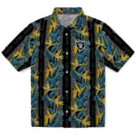 Las Vegas Raiders Hawaiian Shirt - Paradise Vines | Hula Hawaiian Shirts