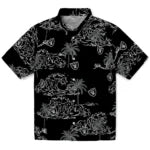 Las Vegas Raiders Hawaiian Shirt - Wave Palm | Hula Hawaiian Shirts