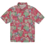 Liberty Flames Hawaiian Shirt - Anthurium Overlay | Hula Hawaiian Shirts