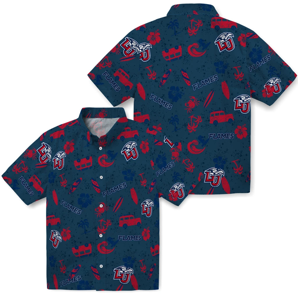 Liberty Flames Hawaiian Shirt - Beach Vibe | Hula Hawaiian Shirts