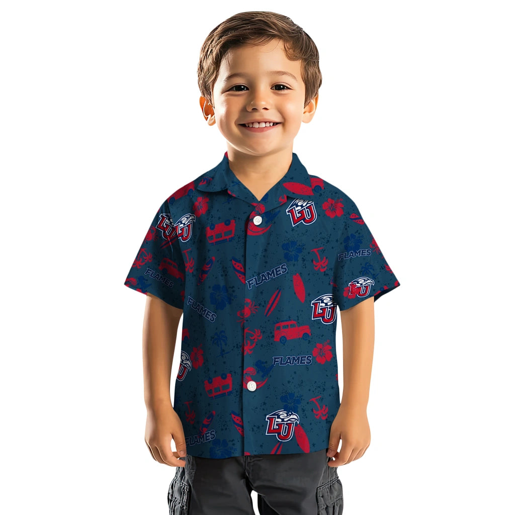 Liberty Flames Hawaiian Shirt - Beach Vibe | Hula Hawaiian Shirts